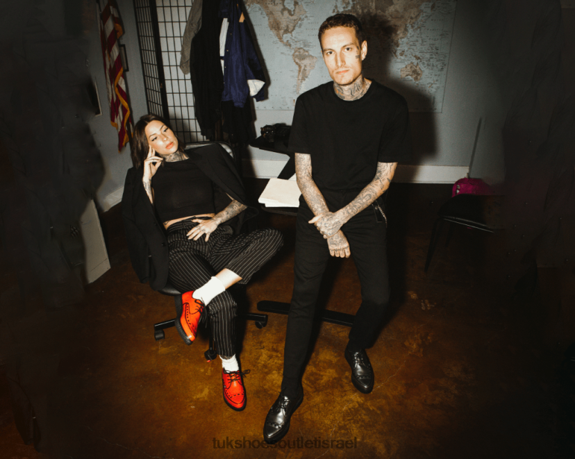 T.U.K. Footwear הַנעָלָה נשים שרוכים שרוכים JBPR117 אפור