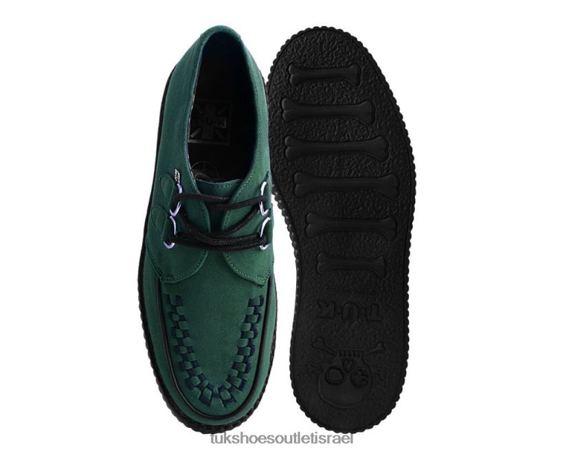 T.U.K. Footwear הַנעָלָה נשים ויוה מונדו קריפר JBPR118 ירוק