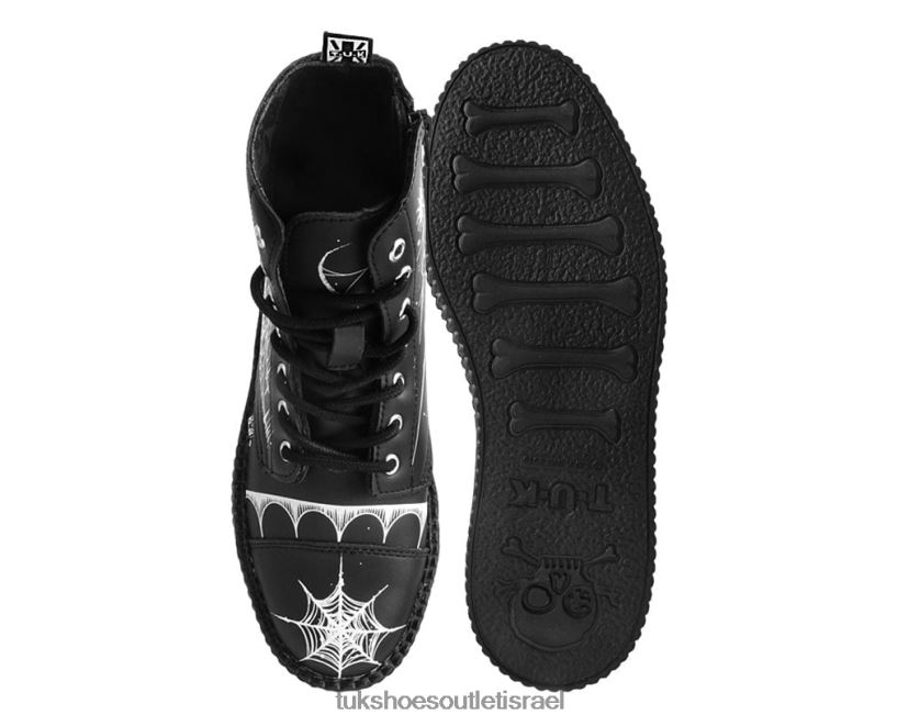 T.U.K. Footwear הַנעָלָה נשים אתחול של תומאס JBPR123 לבן שחור