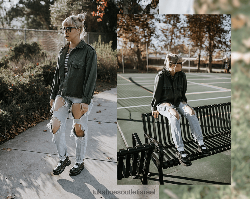 T.U.K. Footwear הַנעָלָה נשים ברוג מרי ג'יין JBPR131 שָׁחוֹר