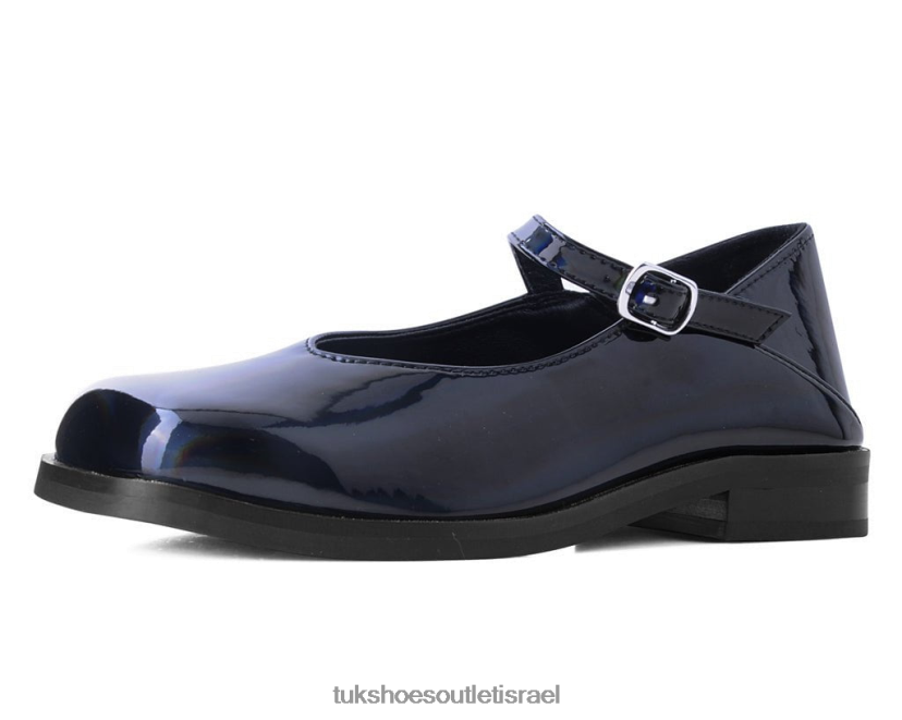 T.U.K. Footwear הַנעָלָה נשים פריזמה בוהן מרובעת מרי ג'יין JBPR146 שָׁחוֹר