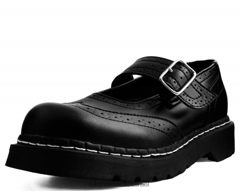 T.U.K. Footwear הַנעָלָה נשים ברוג מרי ג'יין JBPR178 שָׁחוֹר