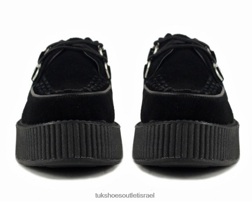T.U.K. Footwear הַנעָלָה נשים זמש ויוה מונדו קריפר JBPR1 שָׁחוֹר