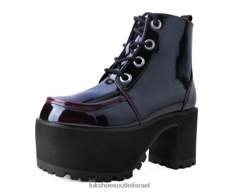 T.U.K. Footwear הַנעָלָה נשים דימום מהאף שיפוע JBPR202 בורדו