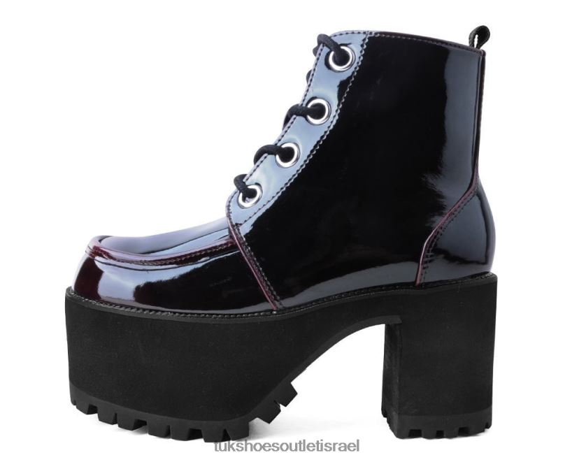 T.U.K. Footwear הַנעָלָה נשים דימום מהאף שיפוע JBPR202 בורדו