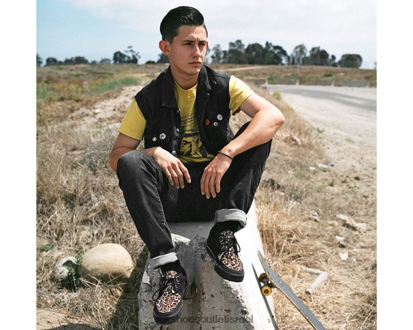 T.U.K. Footwear הַנעָלָה נשים נעלי ספורט טבעוניות JBPR243 נָמֵר