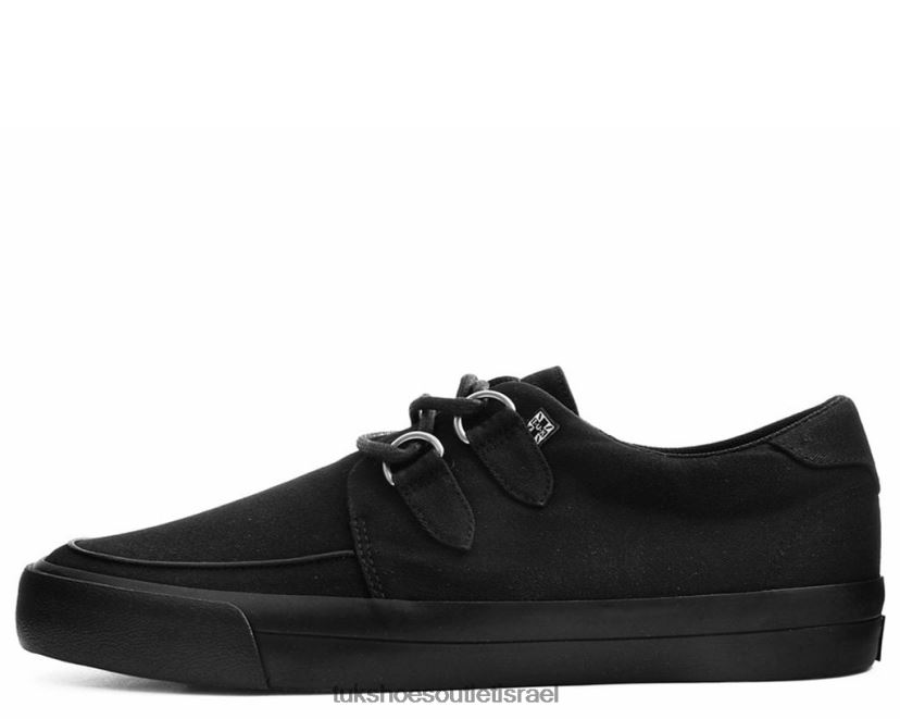 T.U.K. Footwear הַנעָלָה נשים נעלי ספורט די-רינג בסיסיות אריג JBPR268 שָׁחוֹר