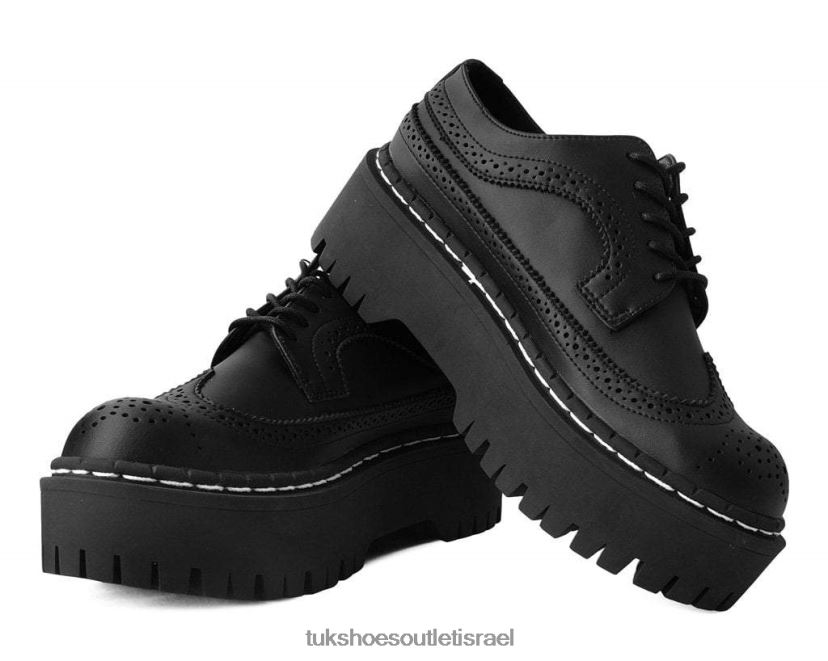 T.U.K. Footwear הַנעָלָה נשים ברוג קומתיים JBPR288 שָׁחוֹר