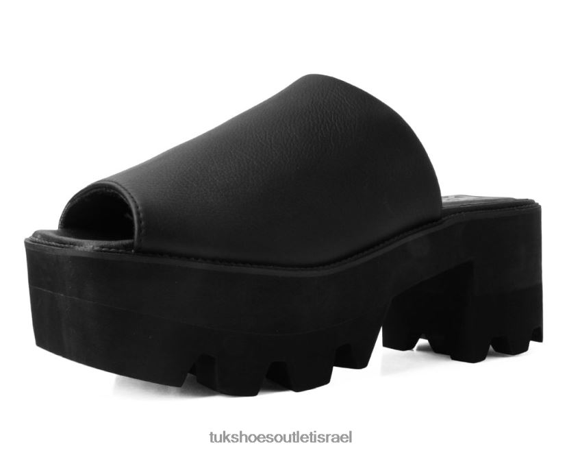 T.U.K. Footwear הַנעָלָה נשים פרד דינו מרובע JBPR308 שָׁחוֹר