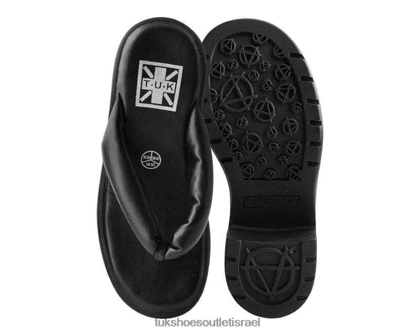 T.U.K. Footwear הַנעָלָה נשים עקב בועה עם רצועות JBPR312 שָׁחוֹר