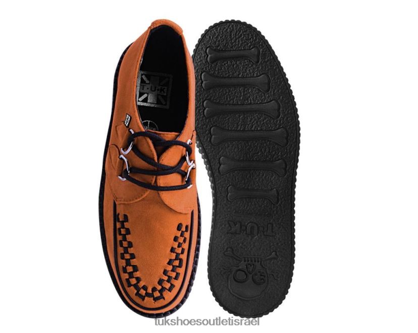 T.U.K. Footwear הַנעָלָה נשים ויוה מונדו קריפר JBPR48 תפוז שרוף