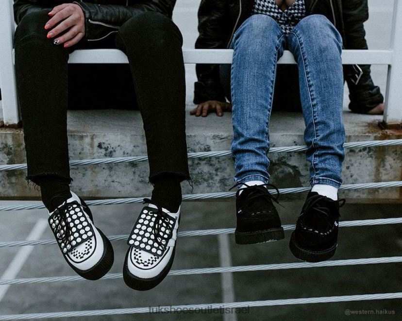 T.U.K. Footwear הַנעָלָה נשים זמש מחודדים JBPR56 שָׁחוֹר