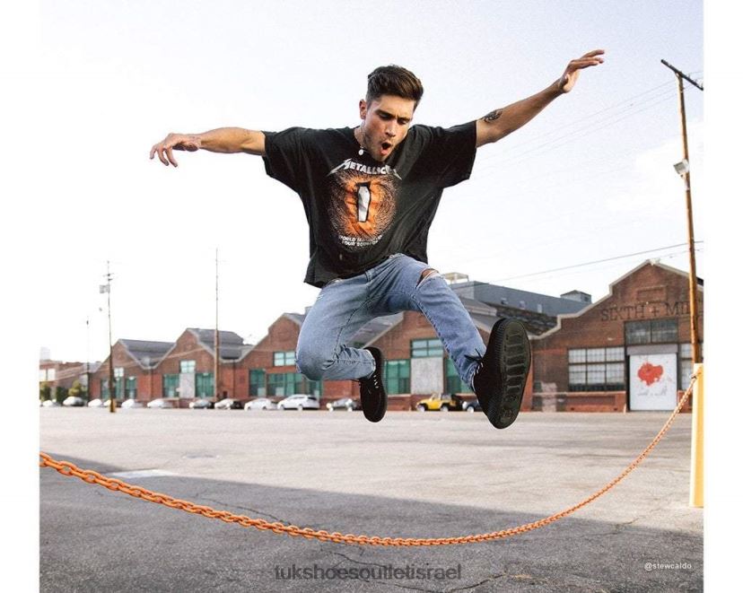 T.U.K. Footwear הַנעָלָה נשים זמש ויווה קריפר נמוך JBPR6 שָׁחוֹר