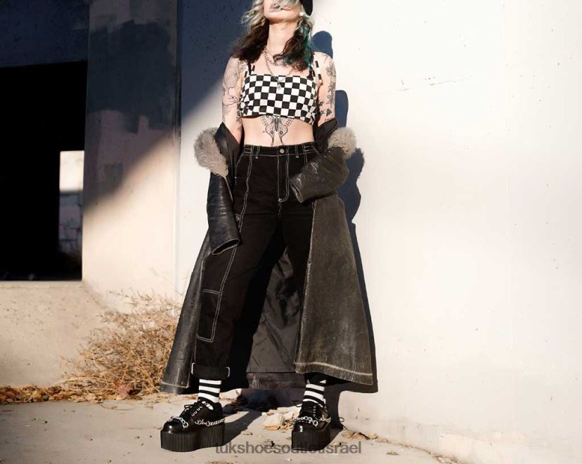 T.U.K. Footwear הַנעָלָה נשים להבריש את הסטרטוקריפר המשורשר JBPR77 שָׁחוֹר