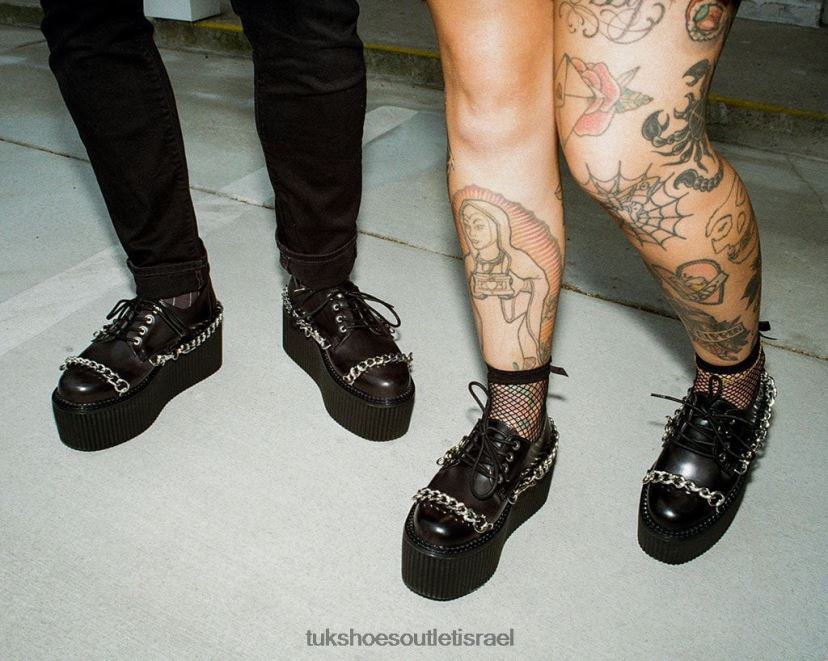 T.U.K. Footwear הַנעָלָה נשים להבריש את הסטרטוקריפר המשורשר JBPR77 שָׁחוֹר