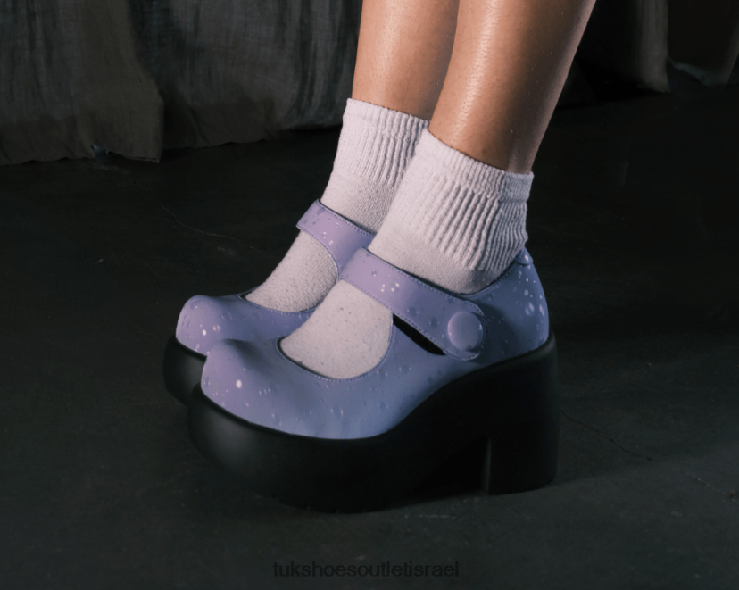 T.U.K. Footwear הַנעָלָה נשים בועת טיפת גשם מרי ג'יין JBPR88 סָגוֹל