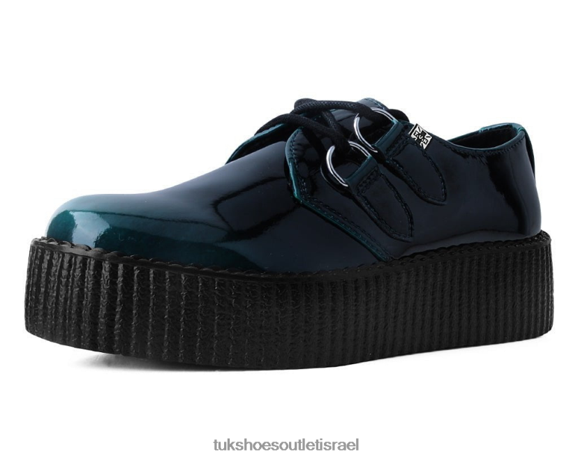 T.U.K. Footwear הַנעָלָה נשים שיפוע d-ring mondo creeper JBPR89 ירוק