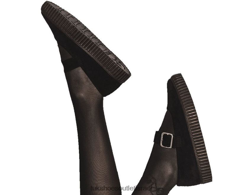 T.U.K. Footwear הַנעָלָה נשים מחודד ezc מרי ג'יין JBPR148 שָׁחוֹר