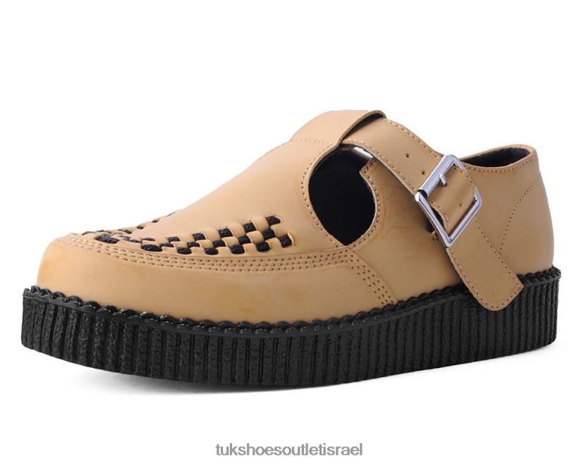 T.U.K. Footwear הַנעָלָה נשים סנדל טבעי מצחצח viva low JBPR110 לְהִשְׁתַזֵף