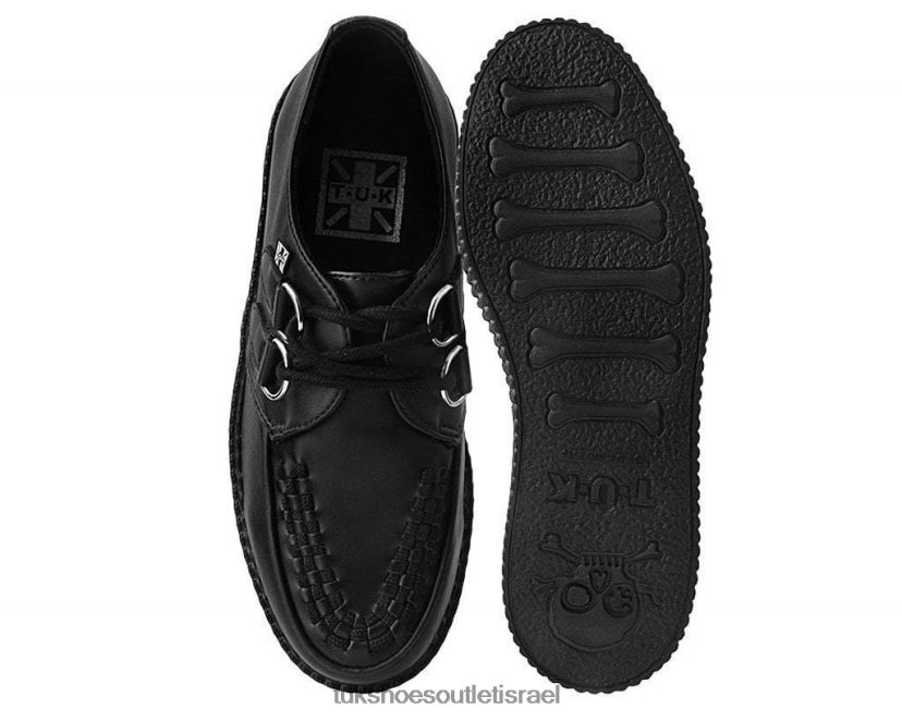 T.U.K. Footwear הַנעָלָה נשים viva low creeper JBPR64 שָׁחוֹר