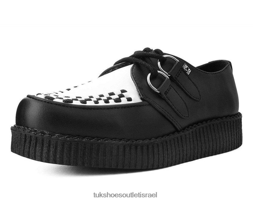 T.U.K. Footwear הַנעָלָה נשים viva low creeper JBPR65 לבן שחור