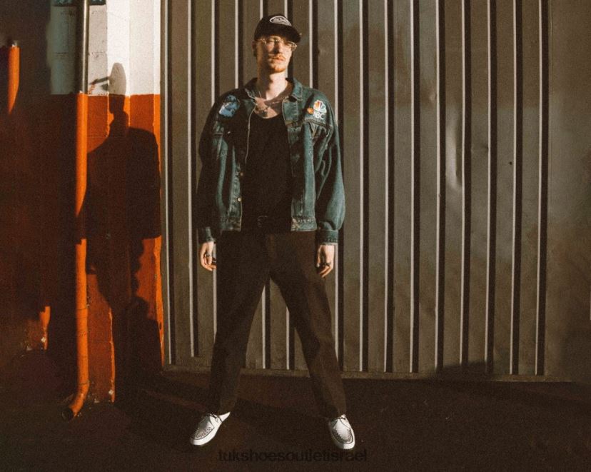 T.U.K. Footwear הַנעָלָה נשים קריפר מעור viva mondo JBPR28 לבן